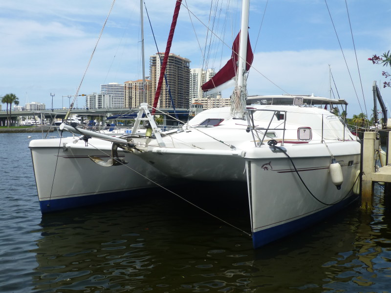 privilege 495 catamaran owners version for sale